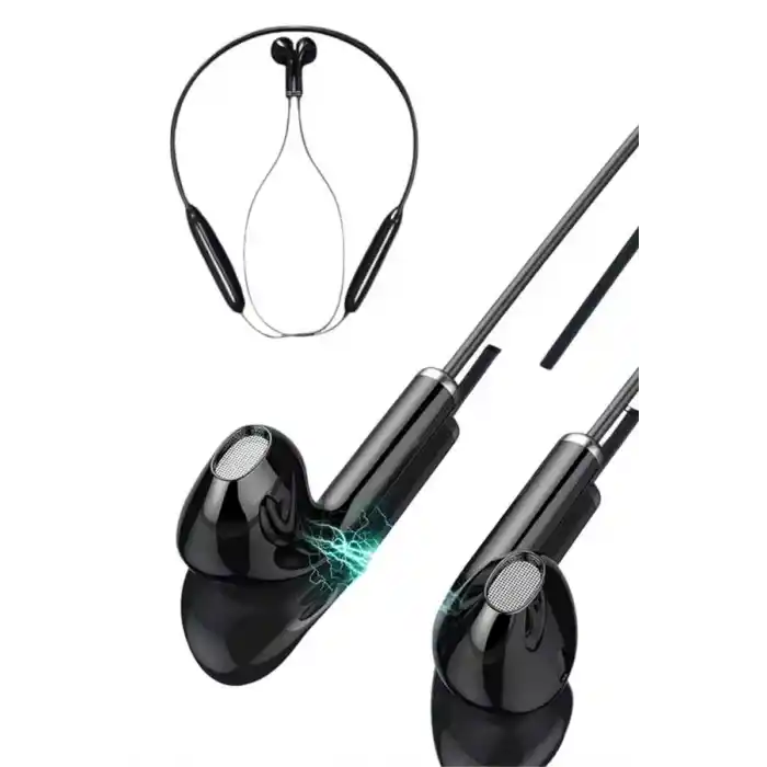 Bluetooth Kulaklık Kablolu Android ve İOS Uyumlu ANC Özellikli