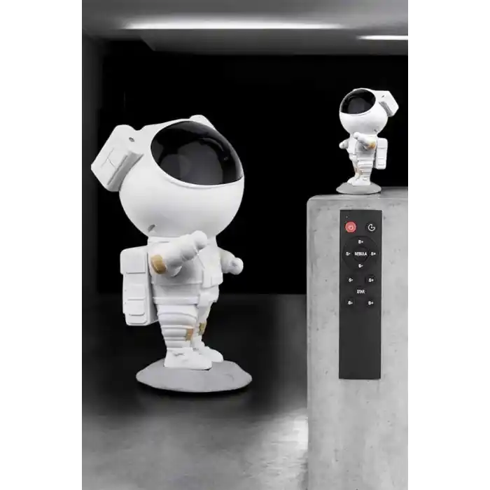 Çocuklara Özel Projeksiyon Astronot Lamba Speaker Sevimli