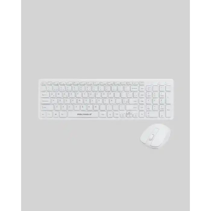 Ergonomik Kablosuz Klavye Mouse Takımı - Tam Boy, Sessiz ve Güvenilir