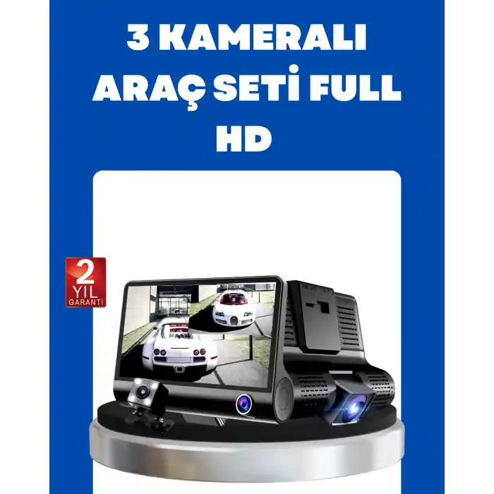 G-Sensör, Park Modu ve Döngüsel Kayıt Destekli Araç DVR