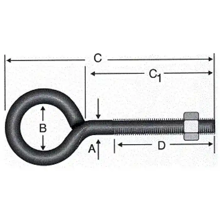Kaynaklı Civata M8x190 - 50 Adet