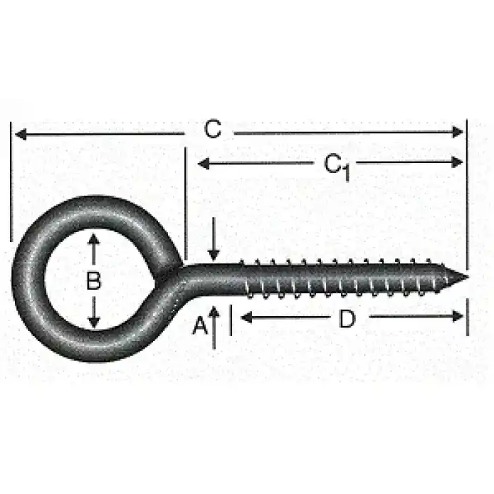 Kaynaklı Vida 8x160 - 50 Adet