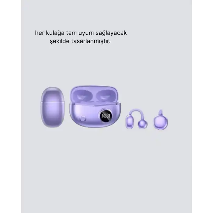 Kulak Arkası Klipsli Bluetooth Kulaklık YXG10 Silikon Malzemeli Ergonomik