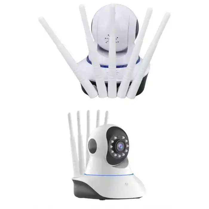 LED Aydınlatmalı 5 Antenli Motorlu 1080P Wifi Kamera Sensörlü
