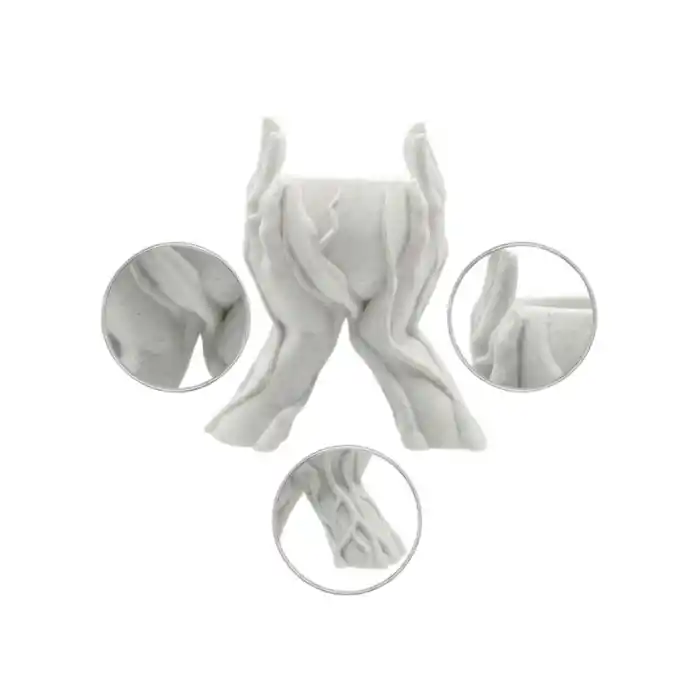 Modern Ev Dekoru İçin El Şeklinde 3D Baskı Dekoratif Saksı Vazo