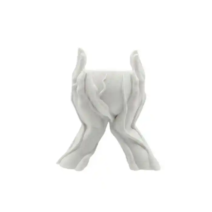 Modern Ev Dekoru İçin El Şeklinde 3D Baskı Dekoratif Saksı Vazo