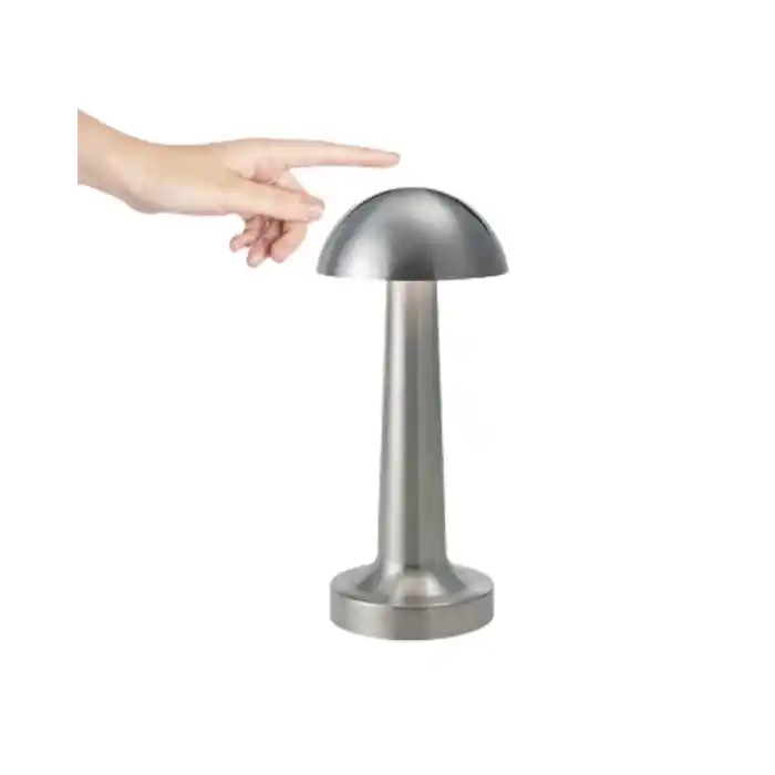 Modern Mantar Masa Lambası Dokunmatik 3 Işık Modlu Şarjlı Kablosuz LED