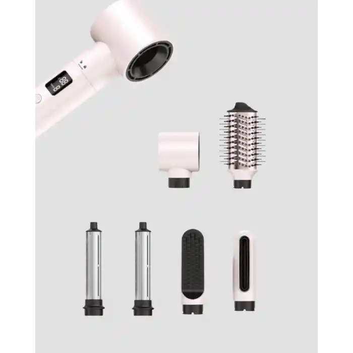 Motorlu LCD Ekranlı Saç Şekillendirme Seti