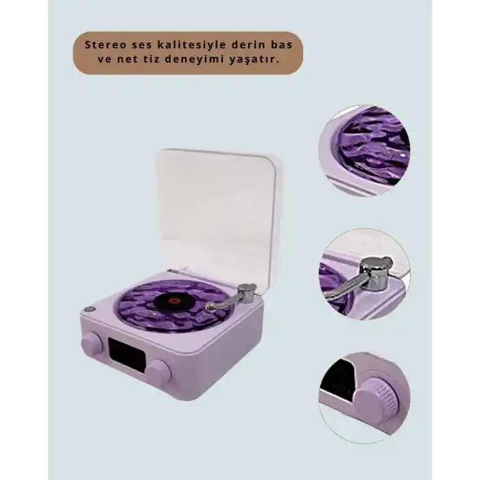 Retro Bluetooth Hoparlör MOR