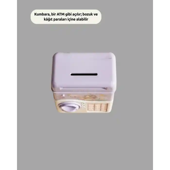 SAM51 MÜZİKLİ IŞIKLI KUMBARA MOR