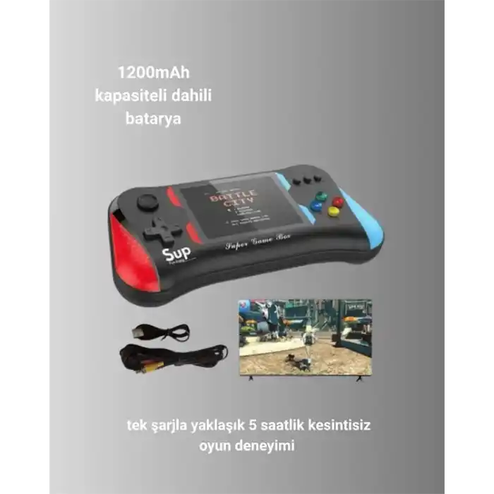Şarjlı Taşınabilir Oyun Konsolu – X7M Retro Game Box