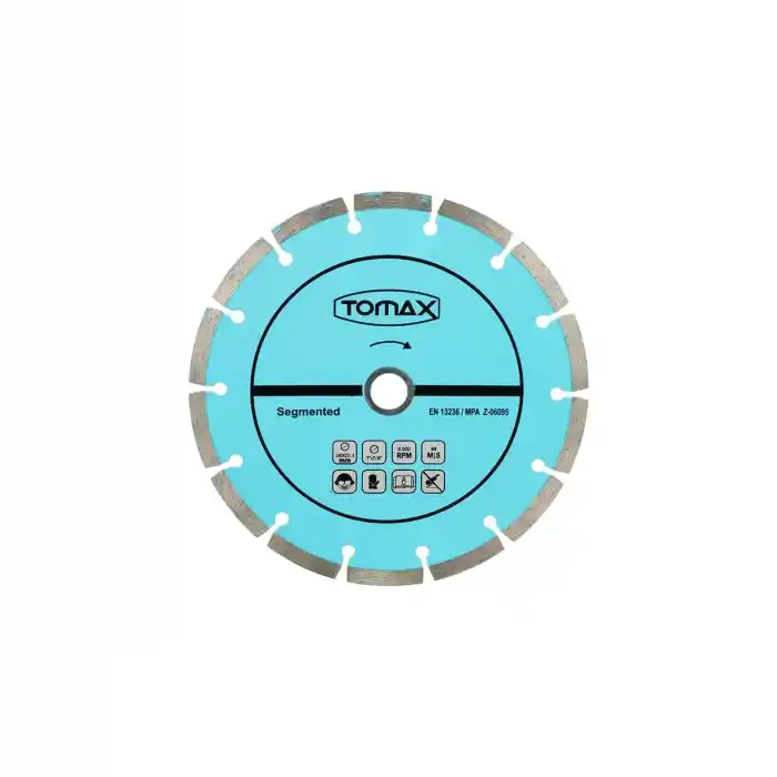 Segmentli Elmas Beton Kesici Disk - 180x2,2x22