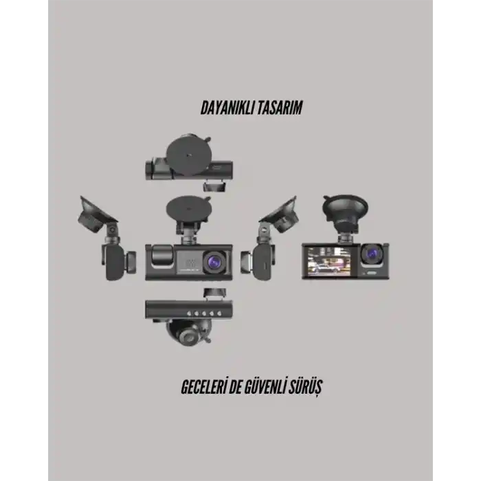 TA-01 LCD Ekranlı Gece Görüşlü Araç Kamerası