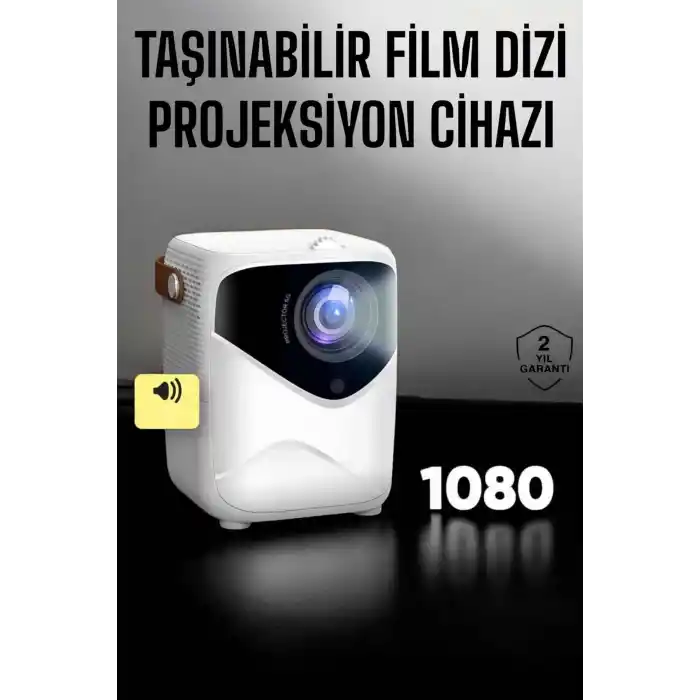 Taşınabilir Android Projeksiyon Wifi Destekli 4K Multimedia Tabanlı Ev Ve Ofis Tipi