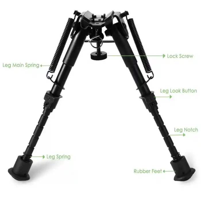 -üstün Metal Alaşım Bipod çatalayak