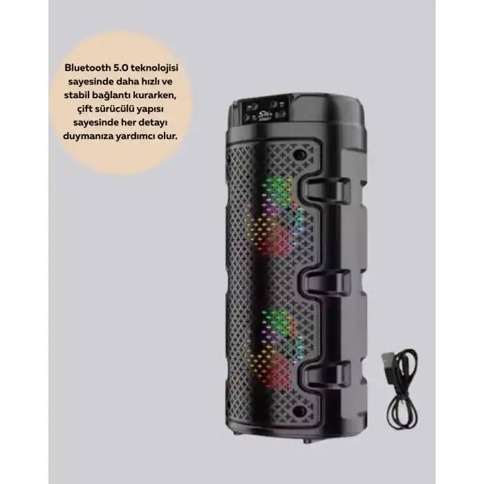 Uzun Pil Ömrü Sunan Kablosuz Bluetooth Hoparlör