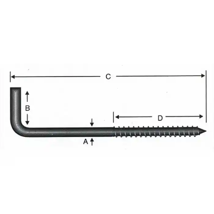 Vidalı Korniş Çivi No:3 - 3,5x30 - 200 Adet