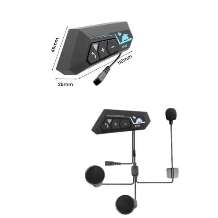 Yeni Nesil Dinleme Ve Konuşma Özellikli Intercom Kask Kulaklığı 5.0 Bluetooth