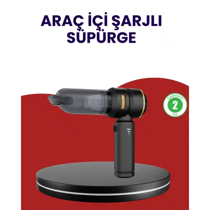 Yüksek Performanslı Araç İçi El Süpürgesi