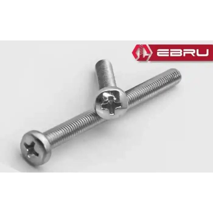 Yuvarlak Yıldız Başlı Ysb Civata M5x80 - 100 Adet