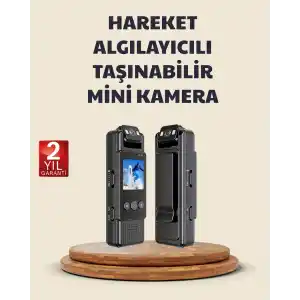 128GB Destekli Hareket Algılamalı Mini Kamera