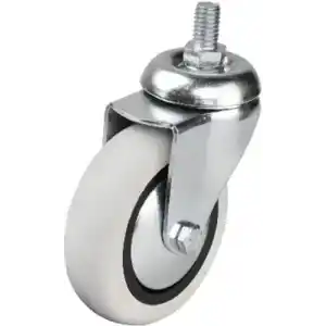 352 - 75x25 Mm Pvc Makaralı Vidalı Teker 4 Adet