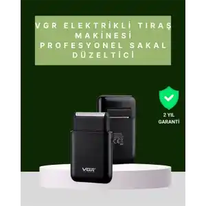 USB Şarjlı Traş Makinesi – Piston + Ağ Başlık, 600 mAh Batarya