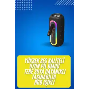 Bluetooth Hoparlör USB Şarjlı Uzun Pil Ömrü Android ve İOS Uyumlu Renkli