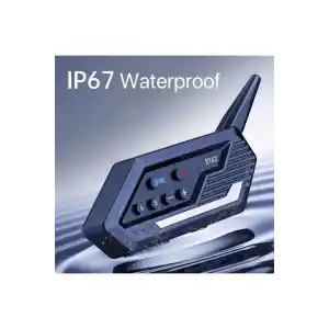 Bt62 Motosiklet Kask Kulaklığı Bluetooth Intercom 2 Intercom Bağlantılı