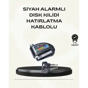 Çift Modlu 110dB Alarmlı Disk Kilidi Suya Dayanıklı