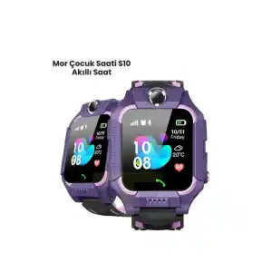 S10 Mor Akıllı Çocuk Saati