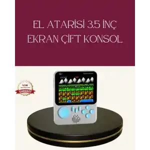 Şarjlı 3.5 İnç Retro Oyun Konsolu