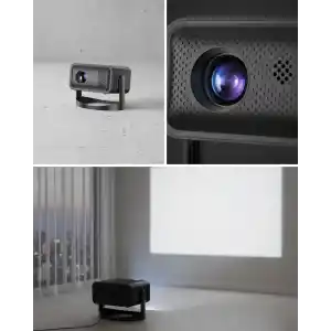 Smart Projector Android TV Dolby Sesli WiFi Bluetooth