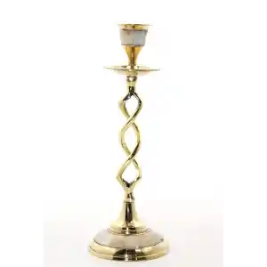 Tekli Pirinç Sedefli Şamdan 5078