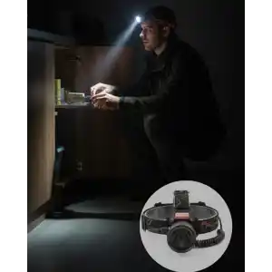 USB Type C Şarjlı Sensörlü Kafa Lambası Uzun Ömürlü Batarya