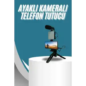 Video Making Kit Telefon Tutucu Vlog Video Mini Led Işıklı