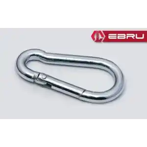Yaylı Karabina, Çengel, Kanca 6mm - 50 Adet