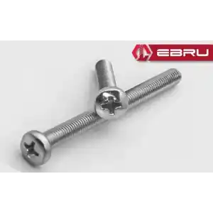 Yuvarlak Yıldız Başlı Ysb Civata M6x60 - 100 Adet