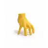 3D Sarı El Dekoratif Biblo 17x16 cm Modern Ev Aksesuarı
