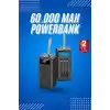 60.000 Mah Hızlı powerbank