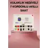 Akıllı Saat Bluetooth Kulaklık Hediyeli Bildirim Görme Sesli Görüşme Çoklu Kordon