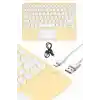 Android ve İOS Uyumlu Bluetooth Klavye Touchpad Slim Kablosuz Wifi Q Klavye