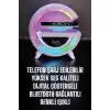 Bluetooth Hoparlör 15W Kablosuz Hızlı Şarj LED Gece Lambası
