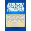 Bluetooth Touchpad Klavye Ultra İnce Taşınabilir Q Klavye