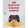 Ergonomik Tasarımlı Kablosuz Bluetooth Gamepad Titreşimli