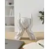 Es El Figürlü Dekoratif 3D Baskı Vazo Saksı Ev Dekorasyonu