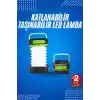 Kamp Lambası Katlanabilir Lamba Solar Şarjlı Led Lamba El Fenerli