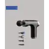 Mini Masaj Tabancası 4 Başlık 6 Hız Ayarlı