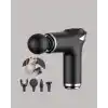 Mini Masaj Tabancası 4 Başlık 6 Hız Ayarlı