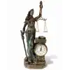 Polyester Saatli Adalet Figürü Alk4416